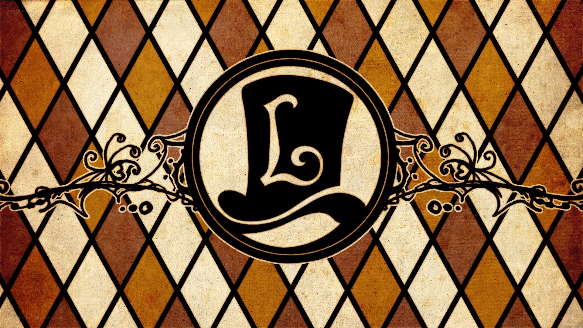 vintage logo with ornate design