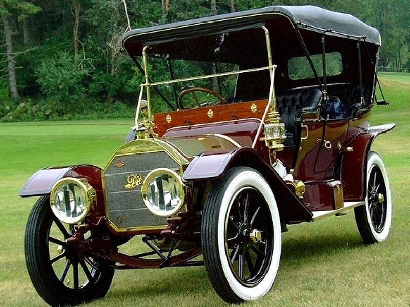vintage maroon automobile