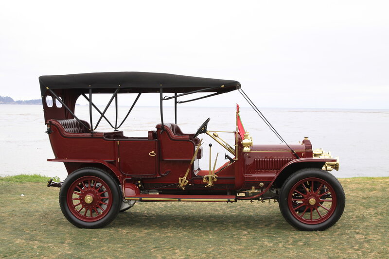 Vintage Maroon Car — Serene