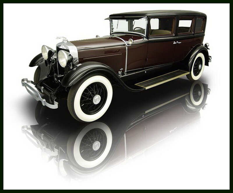 Vintage Maroon Car