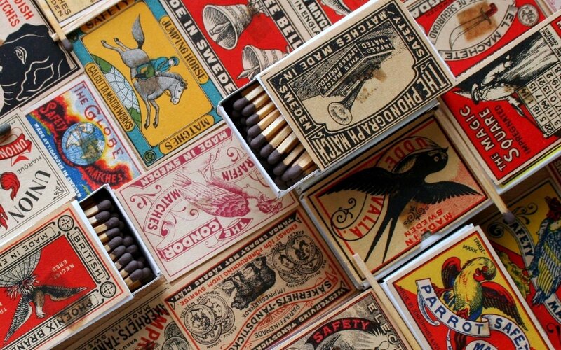 vintage matchbox collection