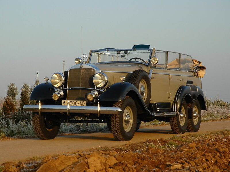 Vintage Mercedes-Benz convertible