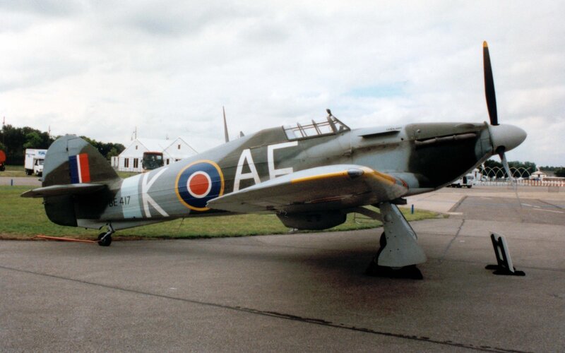 Vintage Military Aircraft — Gray