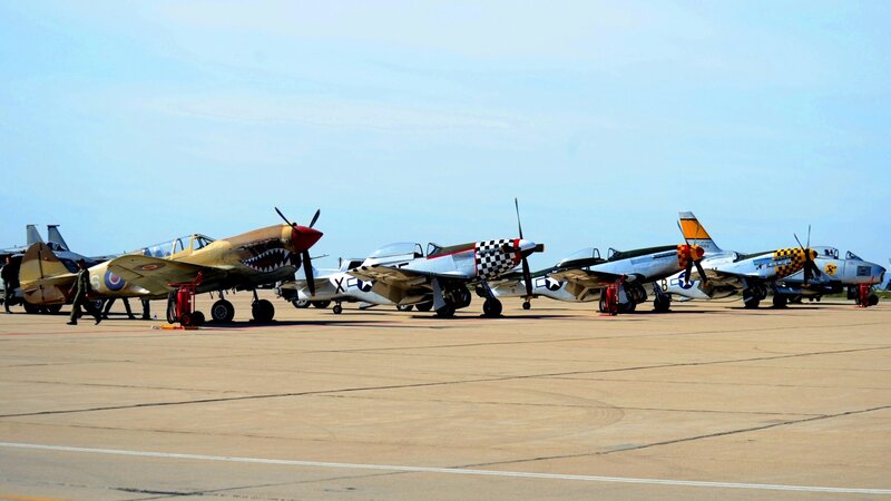 Vintage Military Aircraft — Tan, Calm
