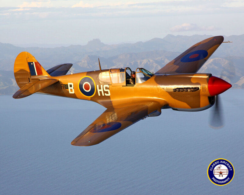 Vintage Military Airplane — Brown