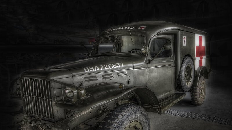 Vintage Military Ambulance
