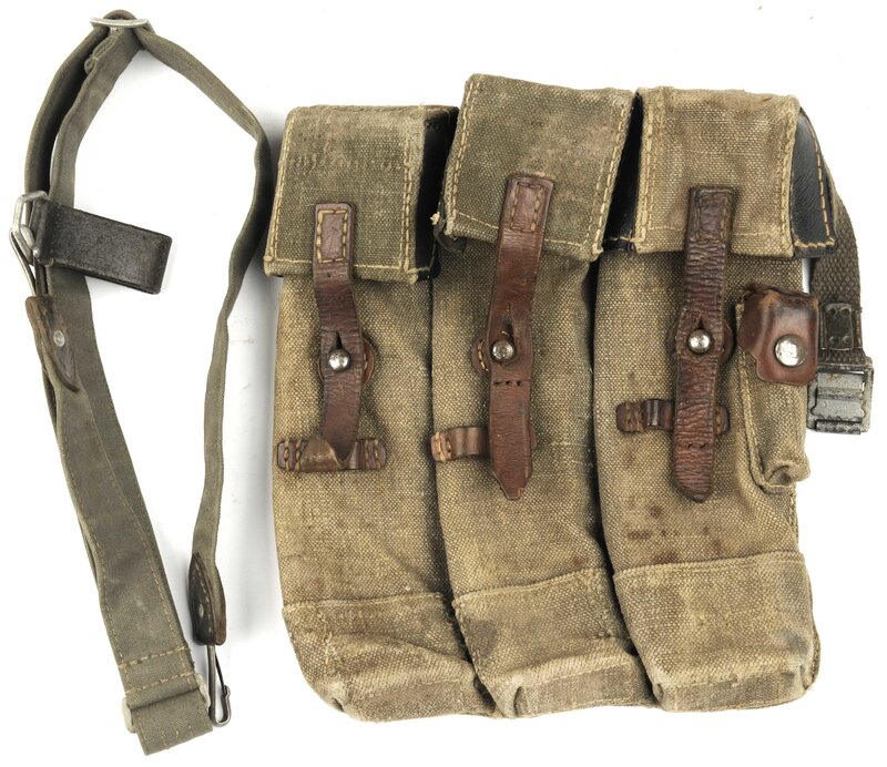 Vintage military ammunition pouch