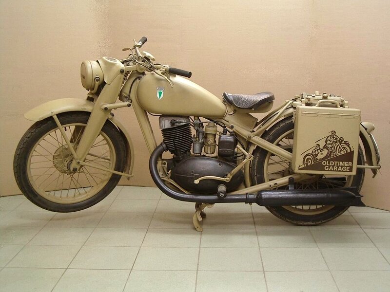 Vintage Military Motorcycle