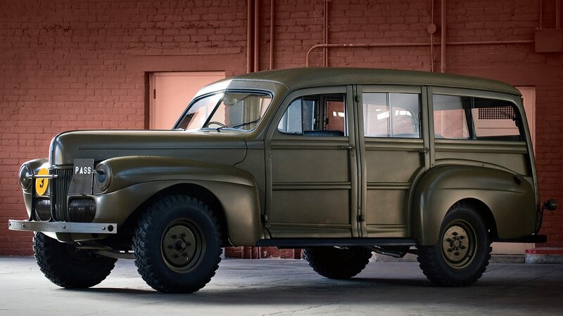 vintage military station wagon