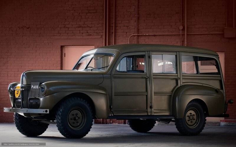 vintage military station wagon