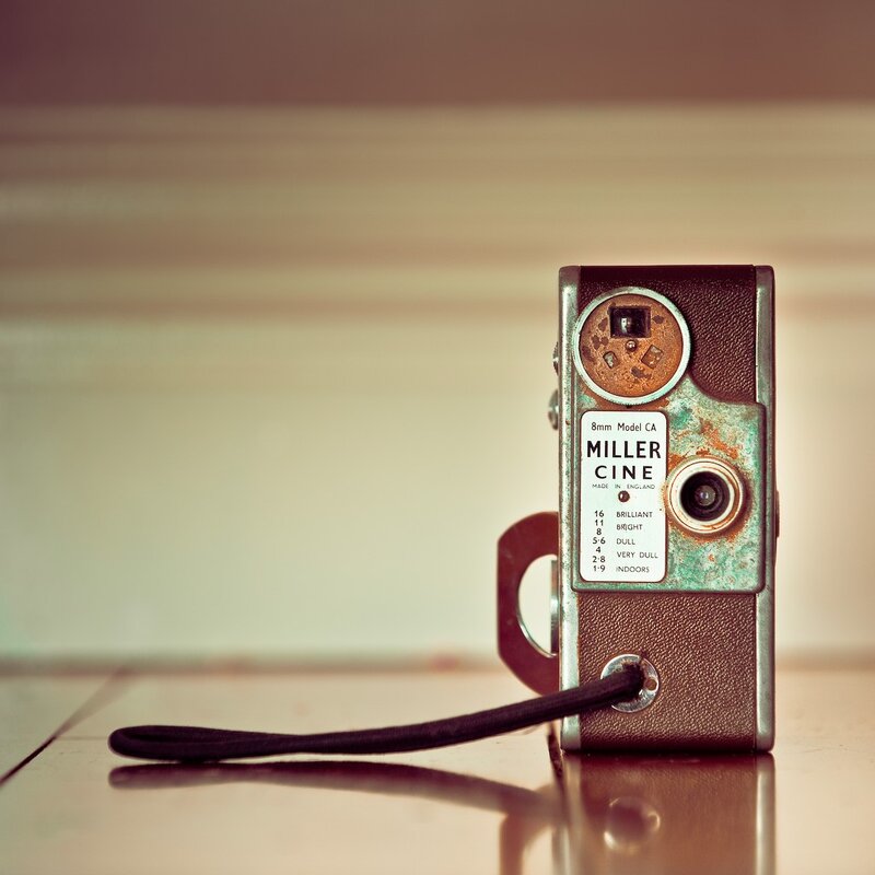 vintage miller cine camera
