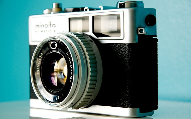 Vintage Minolta camera