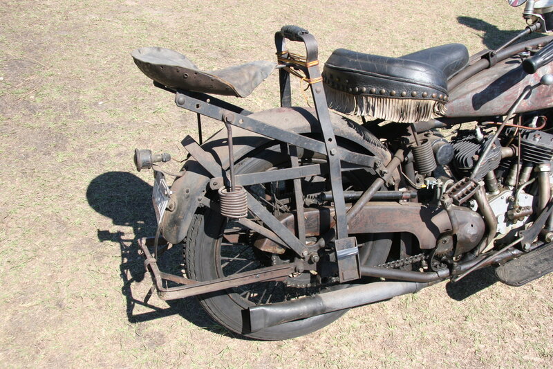 Vintage Motorcycle — Black, Neutral