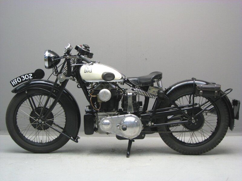 Vintage Motorcycle — Black