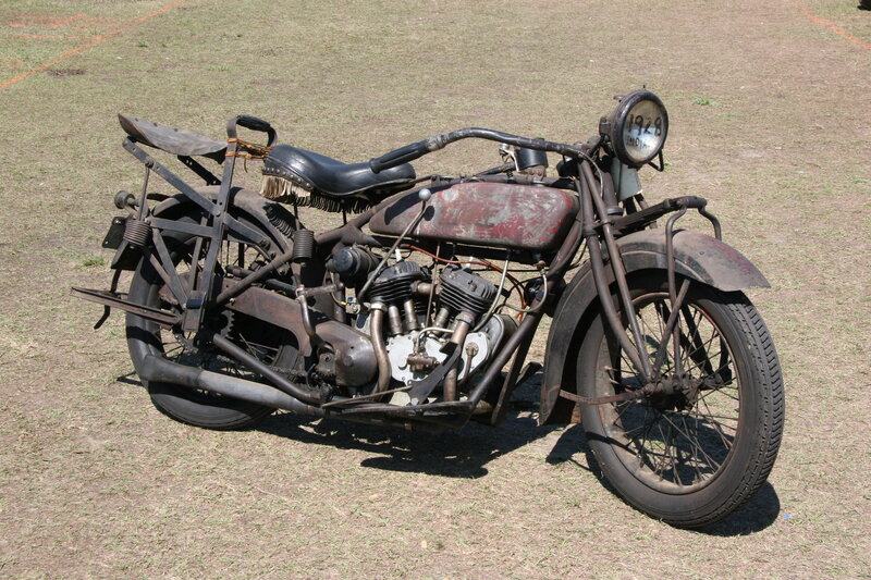 Vintage Motorcycle — Brown