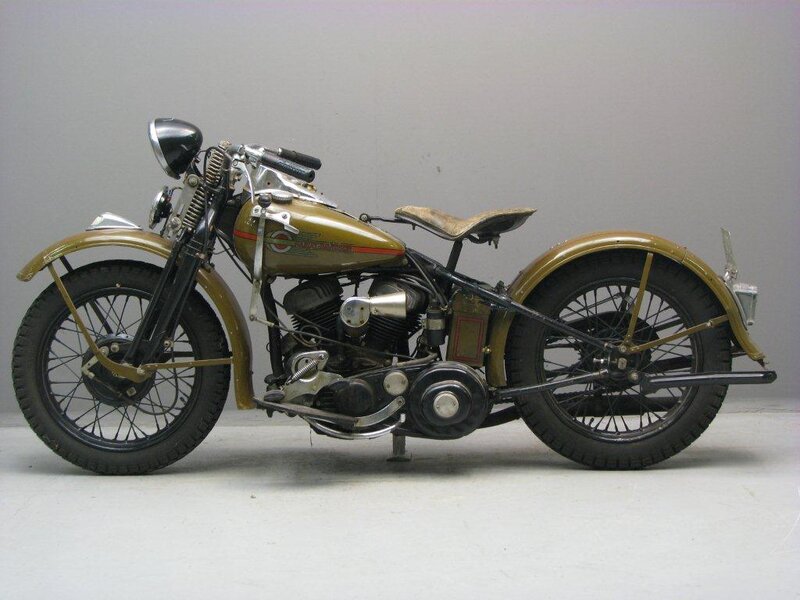 Vintage Motorcycle — Gold, Neutral