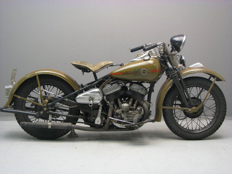 Vintage Motorcycle — Gold