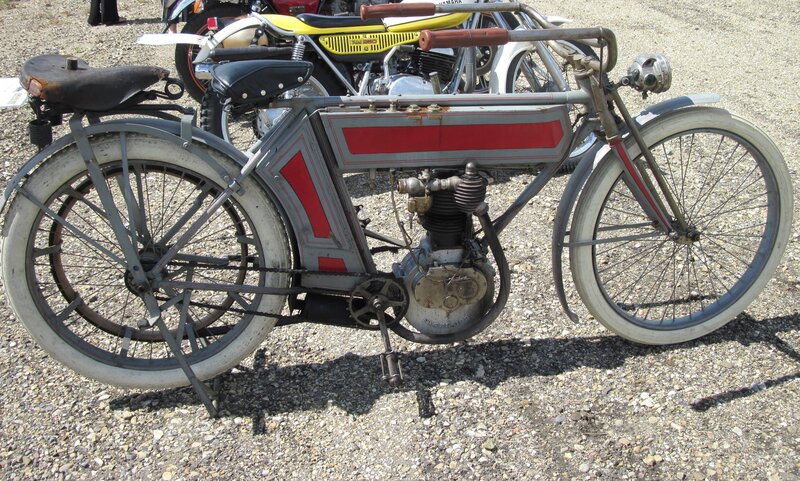 Vintage Motorcycle — Gray, Neutral