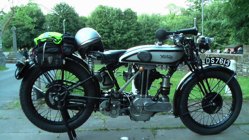 vintage norton motorcycle