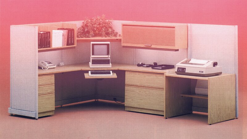Vintage Office Cubicle