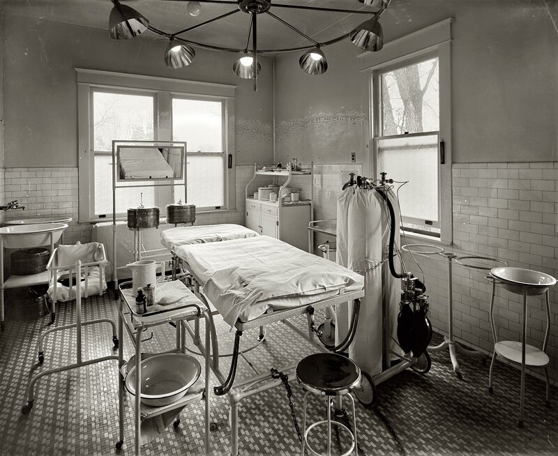 Vintage operating room