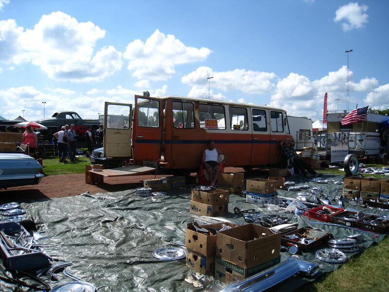 Vintage Orange Bus