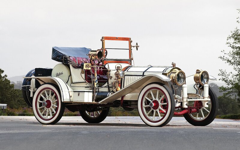 Vintage Packard Car — White