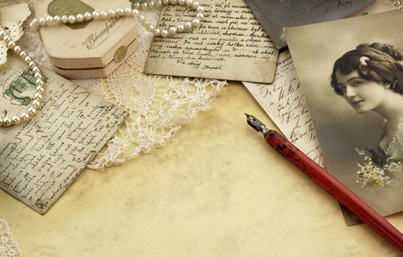 Vintage Photograph and Letters