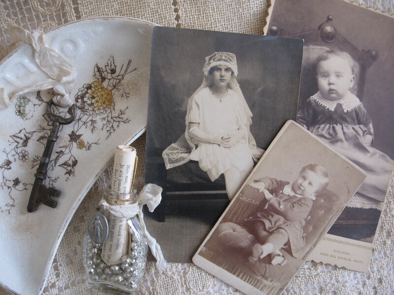 Vintage Photographs and Trinkets