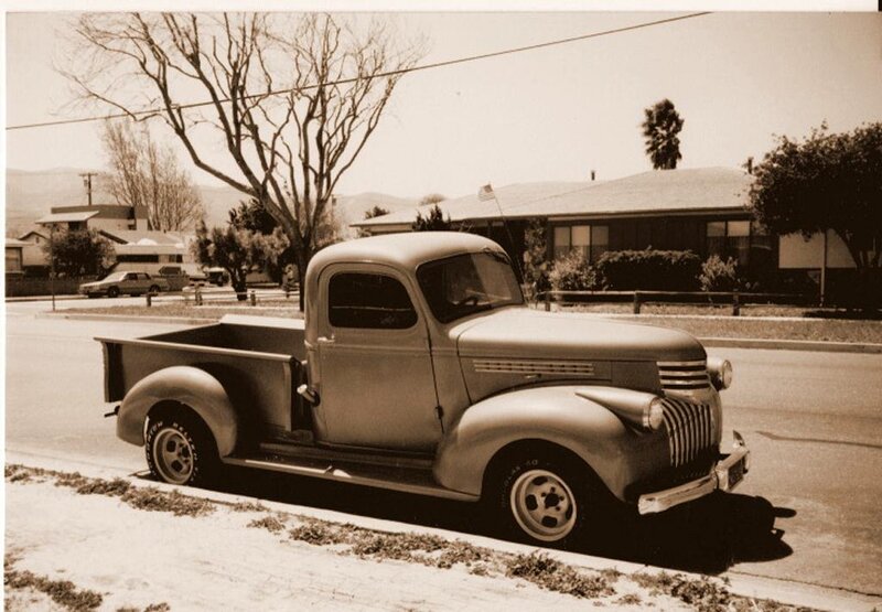 Vintage Pickup Truck — Sepia