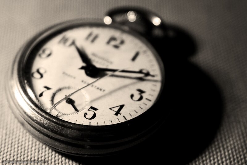 Vintage Pocket Watch — Black, Dramatic