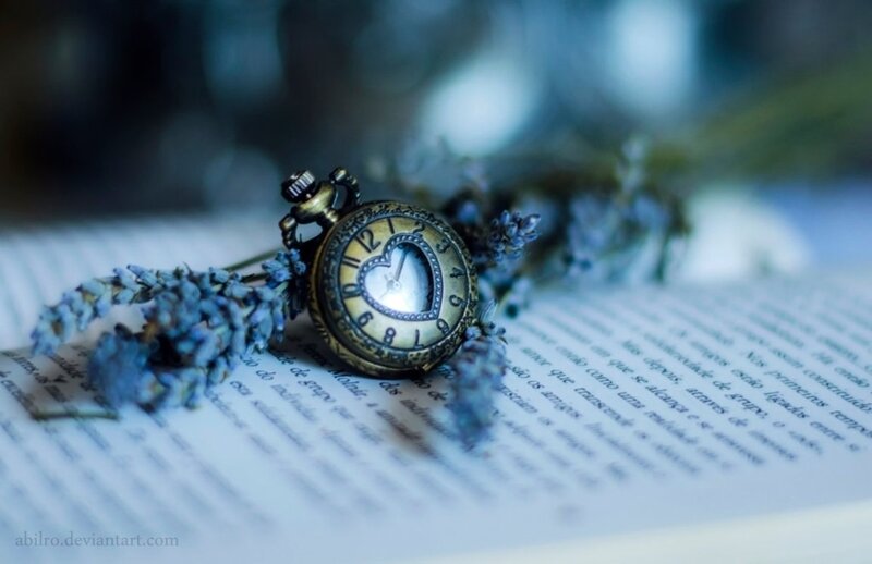 Vintage Pocket Watch — Blue, Serene