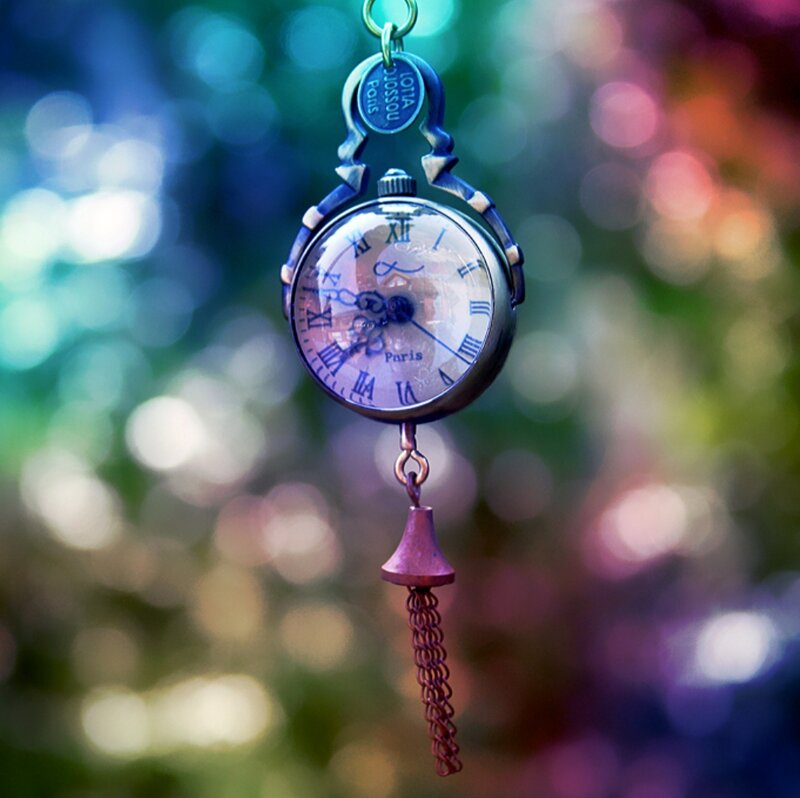 Vintage Pocket Watch — Blue