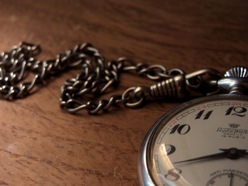 Vintage Pocket Watch — Brown, Calm