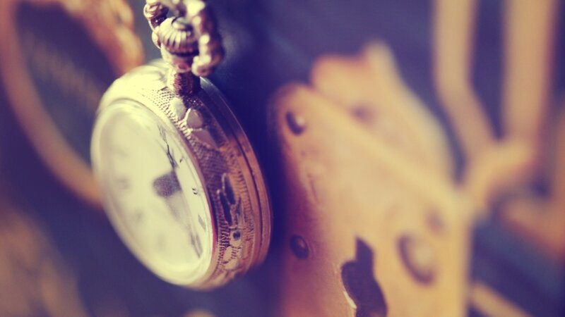 vintage pocket watch close-up