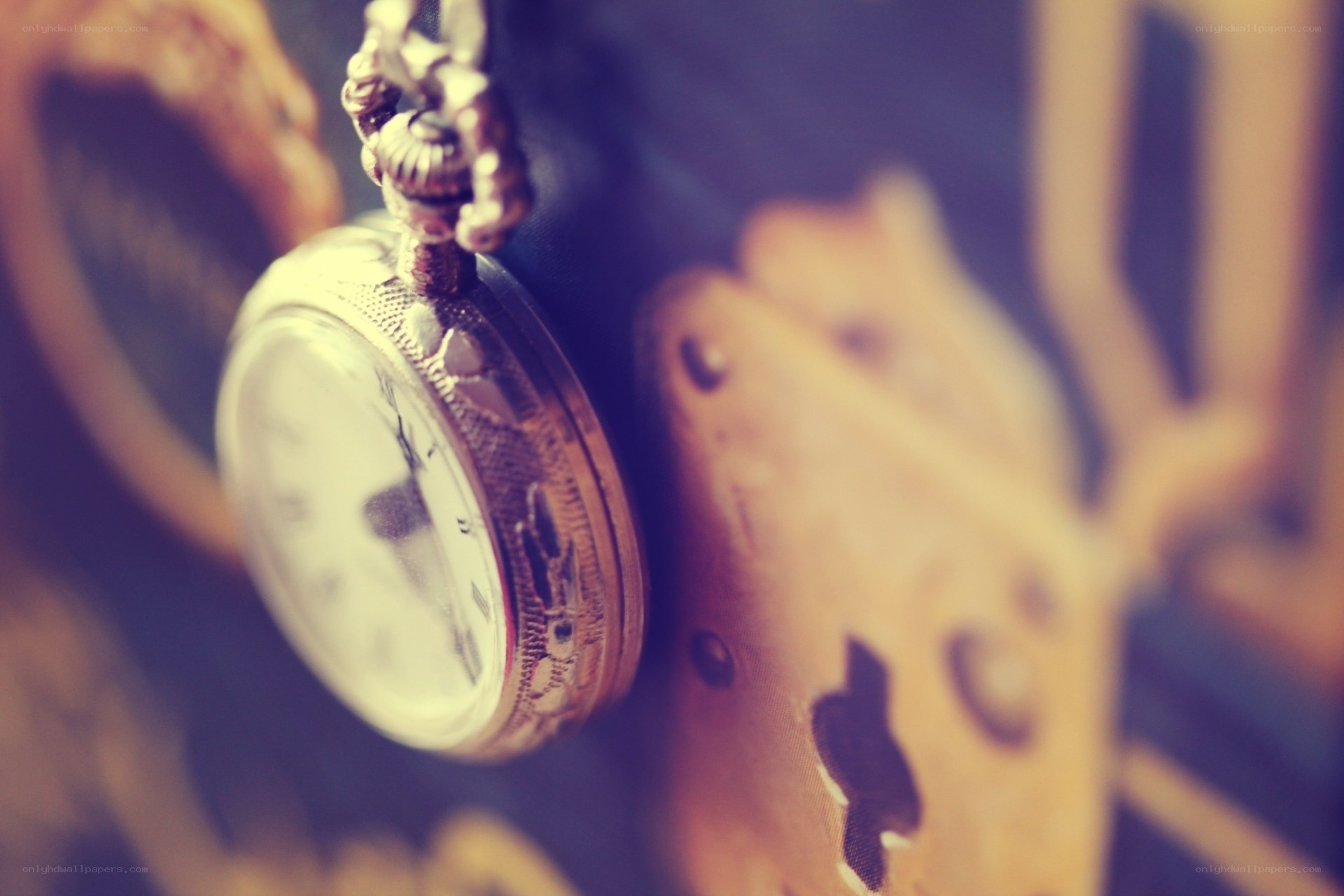 vintage pocket watch close-up