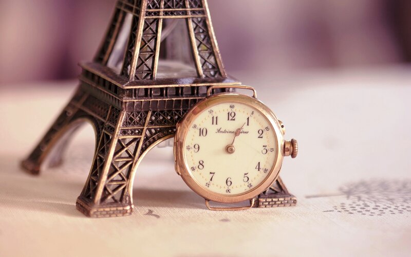 Vintage Pocket Watch — Gold, Nostalgic