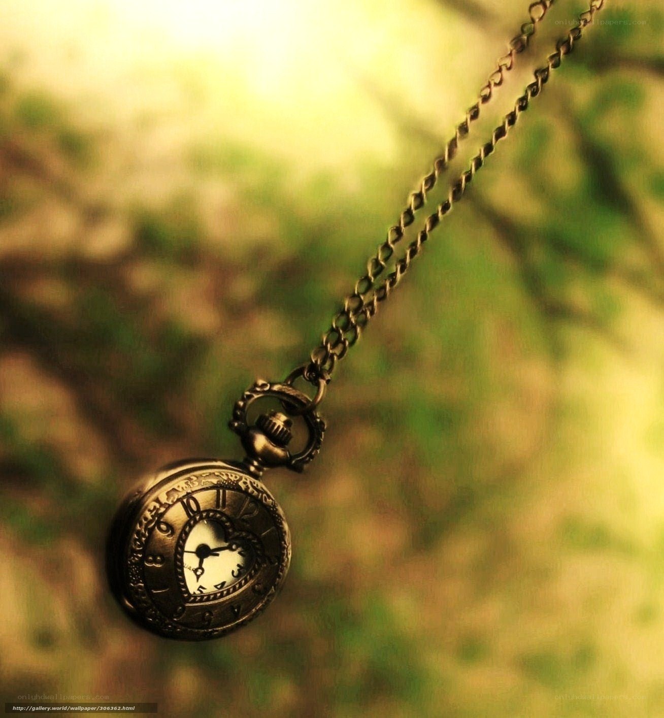 vintage pocket watch necklace