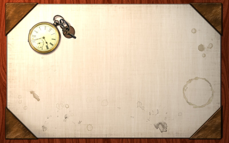 vintage pocket watch on aged paper