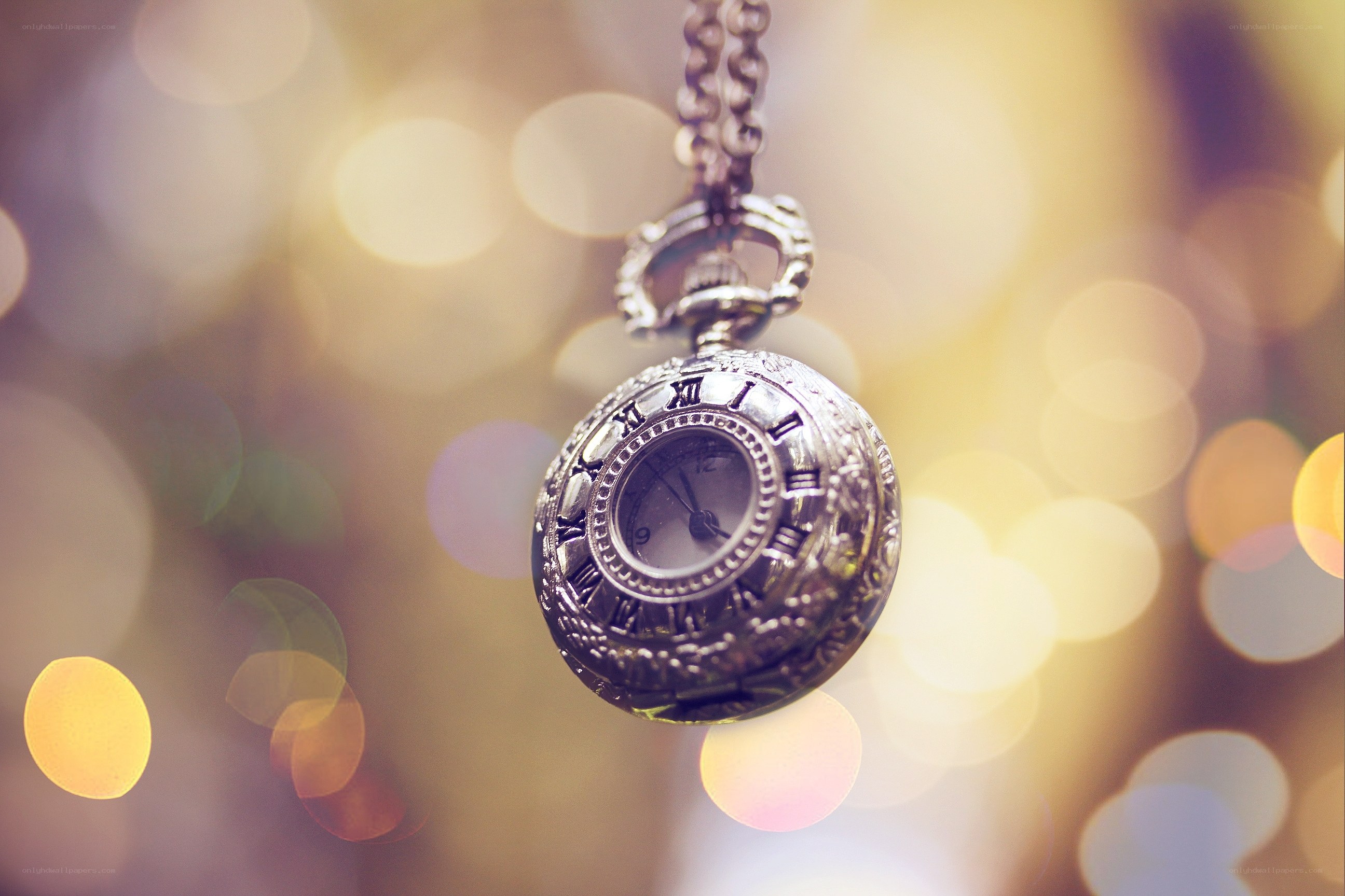 vintage pocket watch on chain