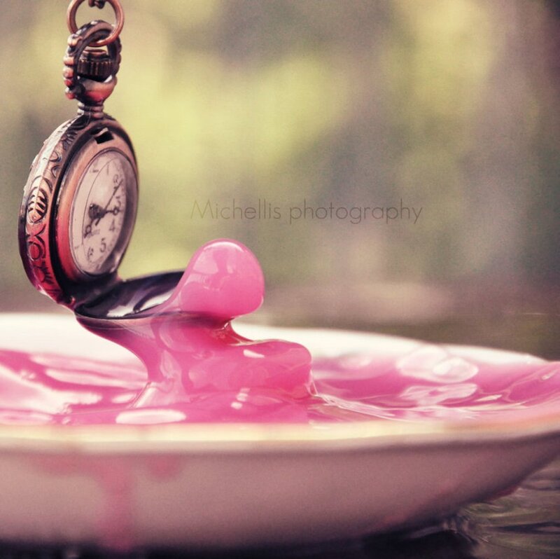 Vintage Pocket Watch — Pink, Dreamy