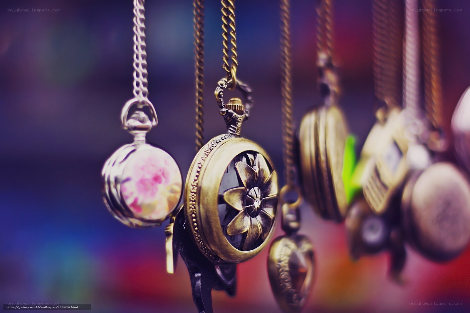 vintage pocket watches display