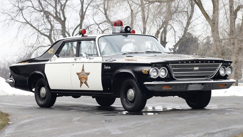 vintage police car