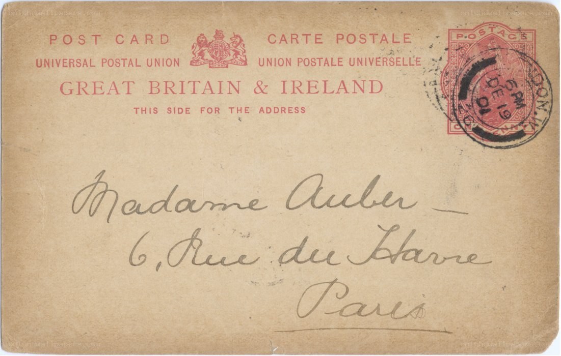 Vintage postcard from Great Britain