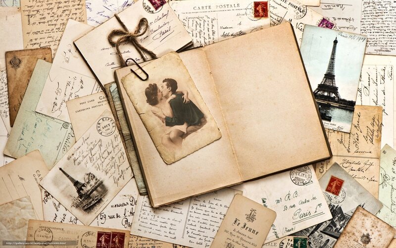 Vintage Postcards and Letters — Beige, Nostalgic