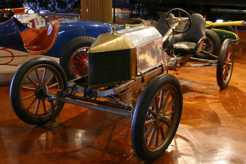 Vintage Race Car — Brown