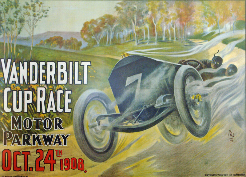 Vintage Race Car — Yellow