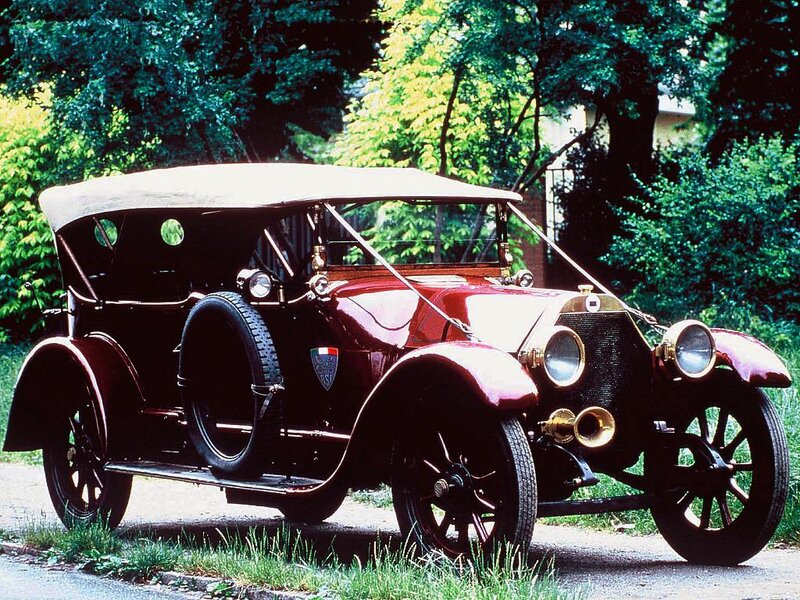Vintage red automobile