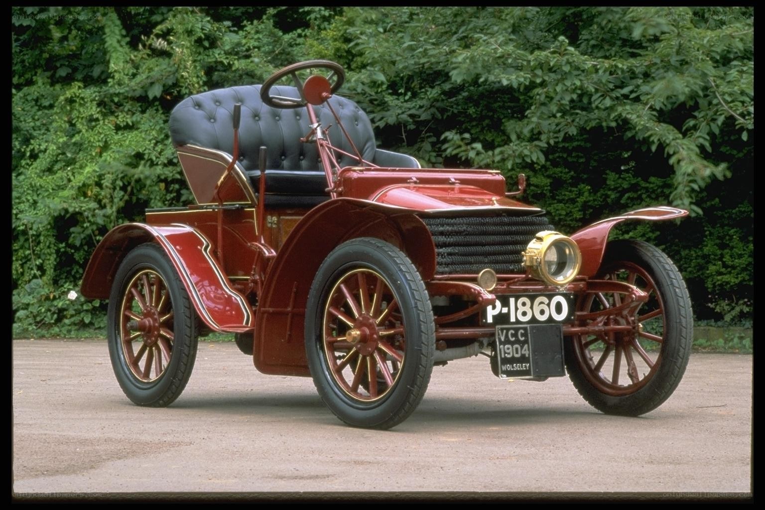 Vintage red automobile