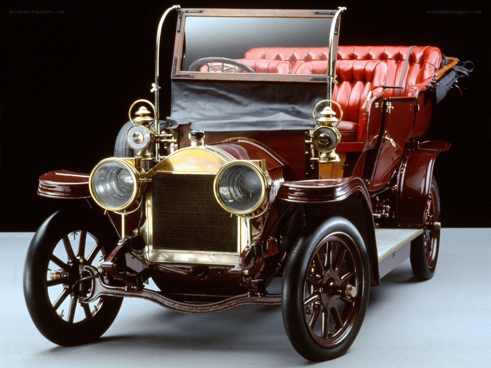 Vintage red automobile